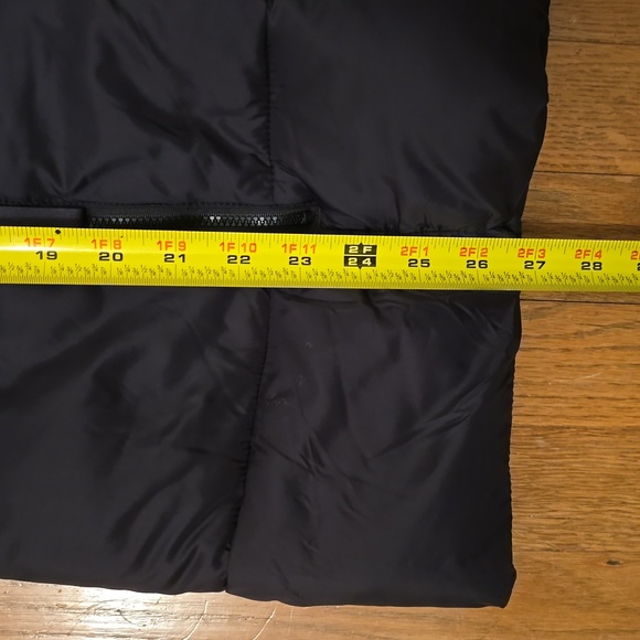 ST. JOHN'S BAY WOMEN'S BLACK HOODED ZIPPERED COAT SIZE LARGE - Picture 12 of 15